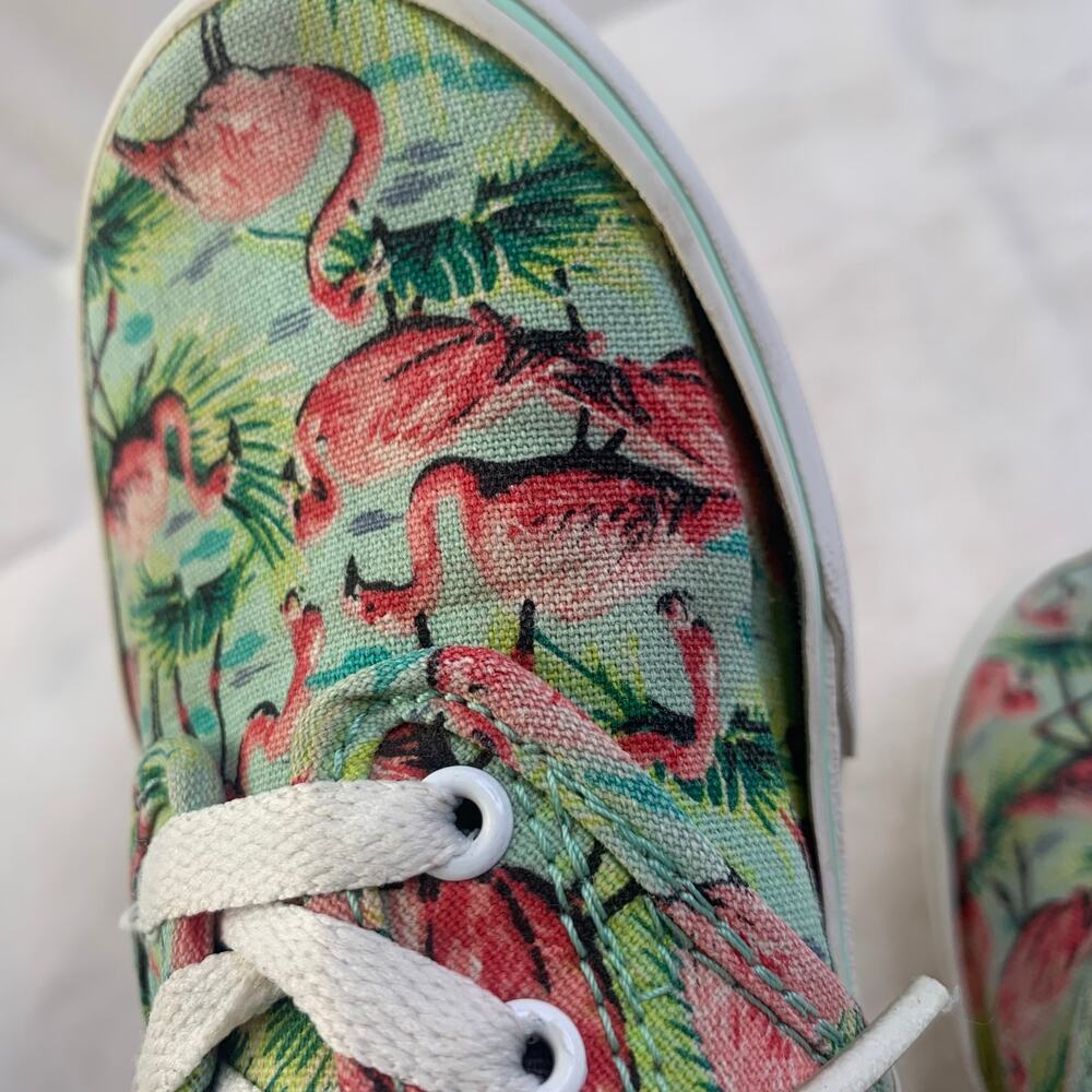 VANS UltraCush Pink Flamingo Tropical Missy 2.5 Kids Girls Sneakers (READ) - Picture 8 of 8